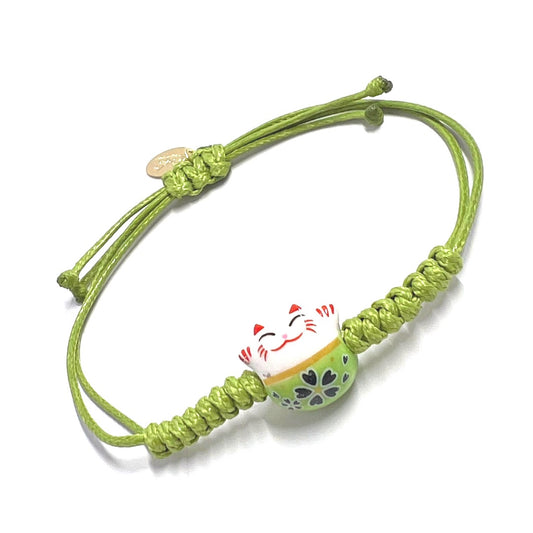 Lucky Fortune Cat. Olive Drab