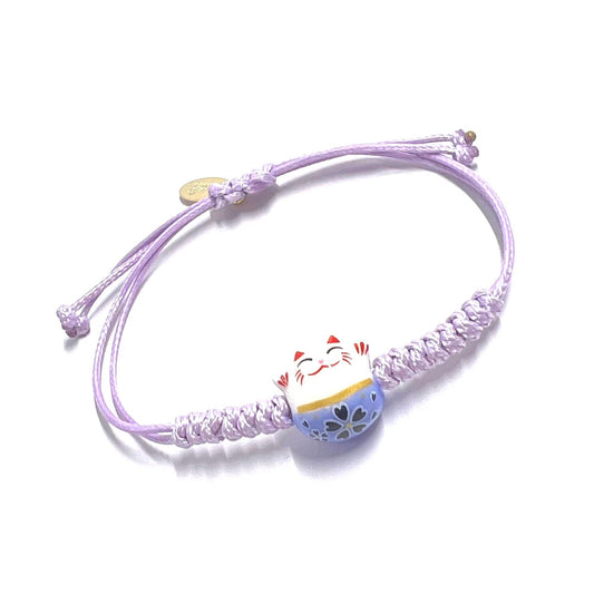 Lucky Fortune Cat. Purple