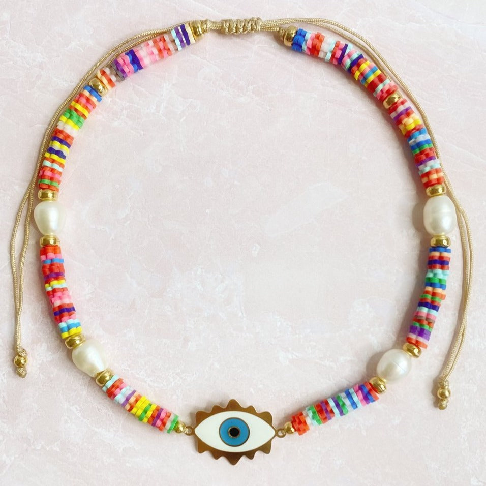 Mini Evil Eye Choker