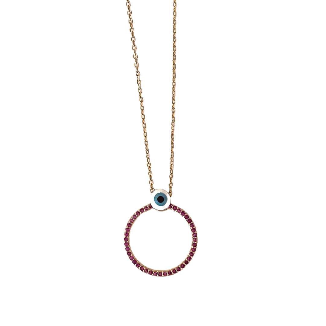 Olivia Evil Eye Necklace