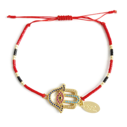 Minimalist Hamsa Hand Bracelet