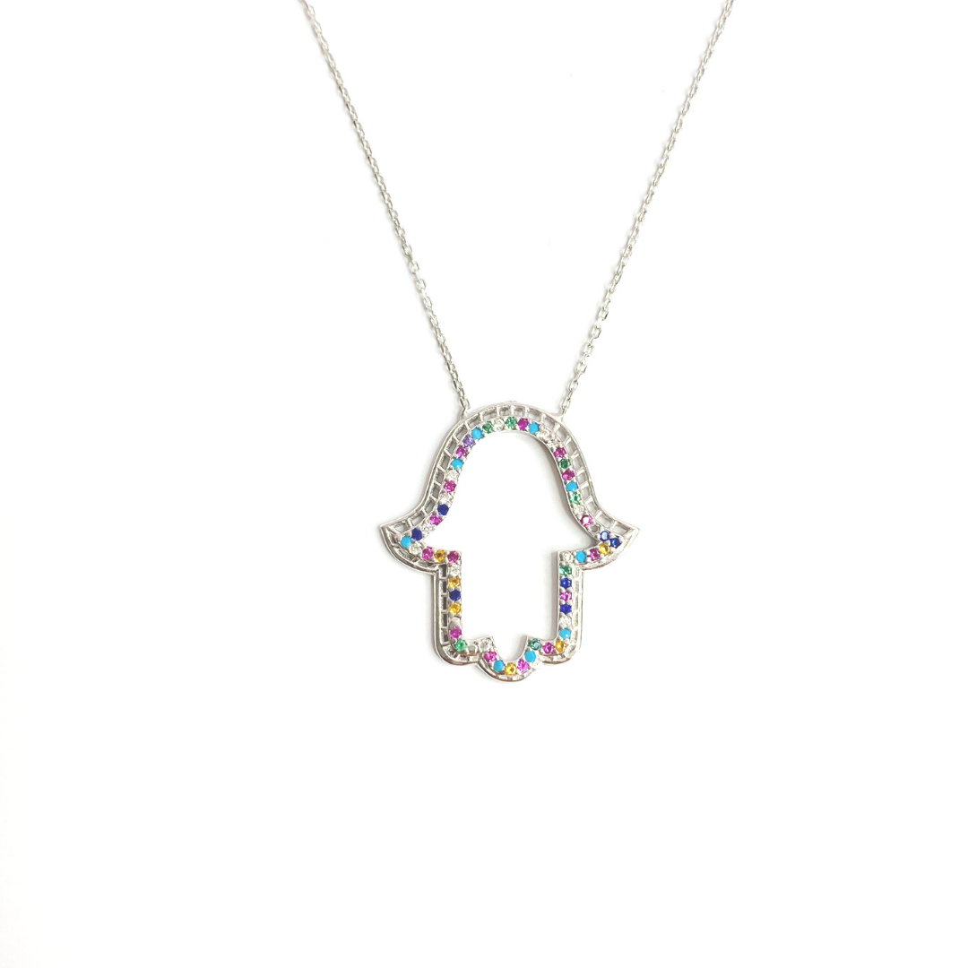 Abigail Hamsa Necklace