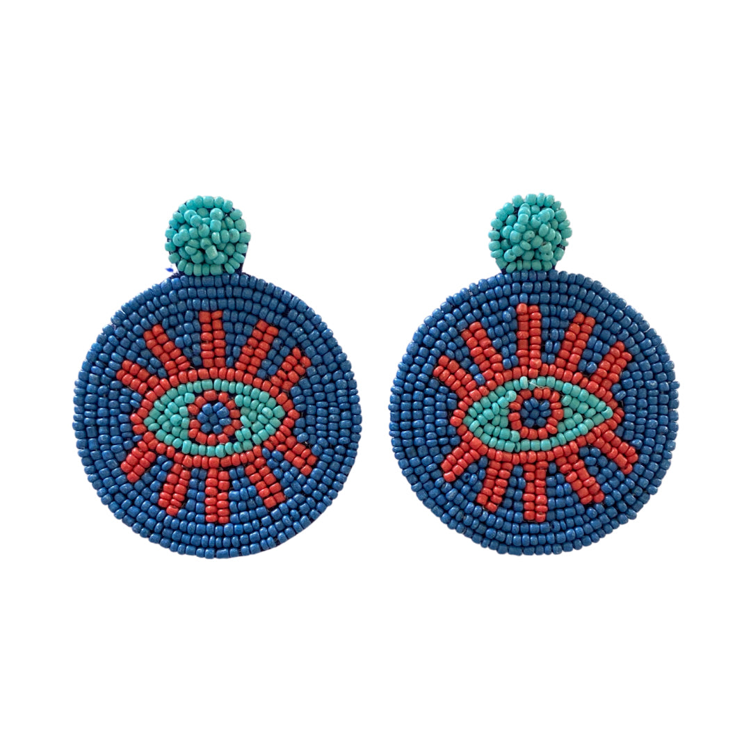 Raelynn Evil Eye Earrings