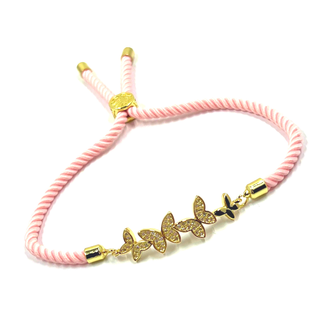 Pink Butterfly Bracelet