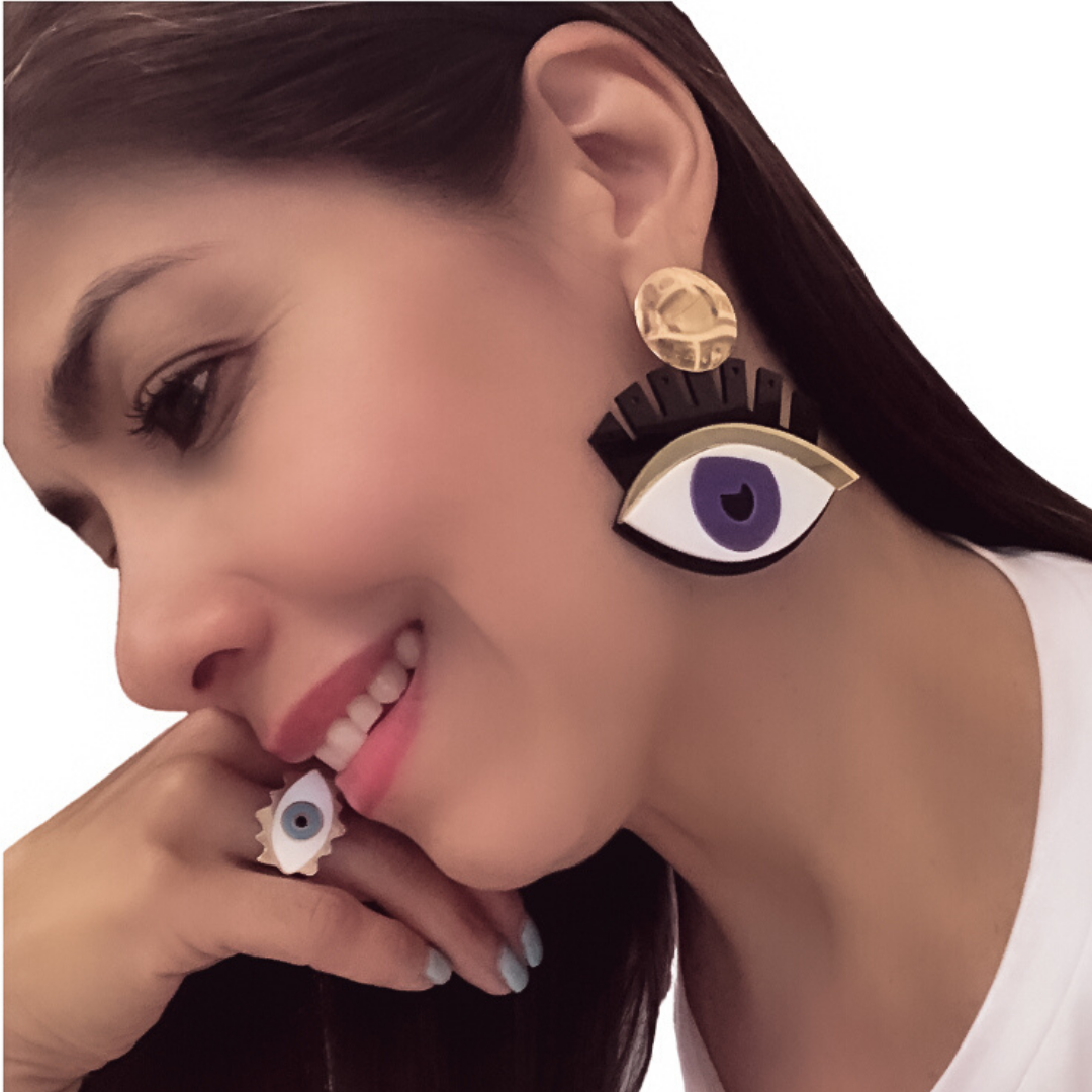 Taylor Evil Eye Earrings