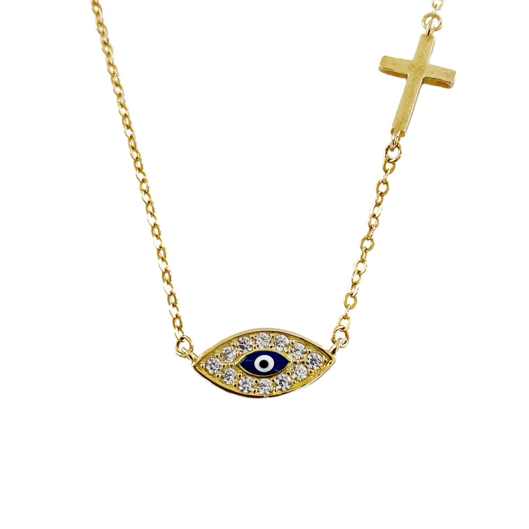 Aleesha Evil Eye Necklace