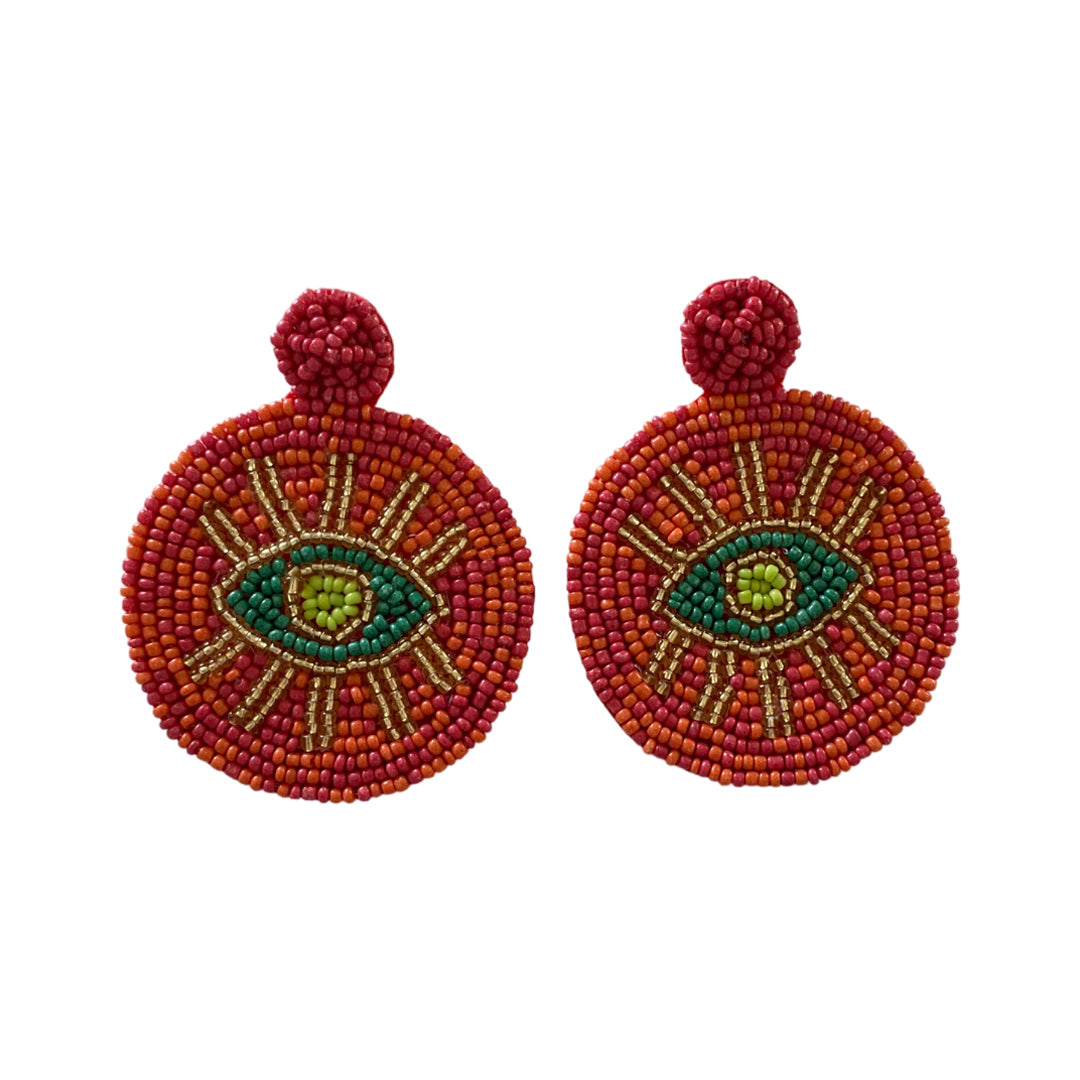 Raelynn Evil Eye Earrings