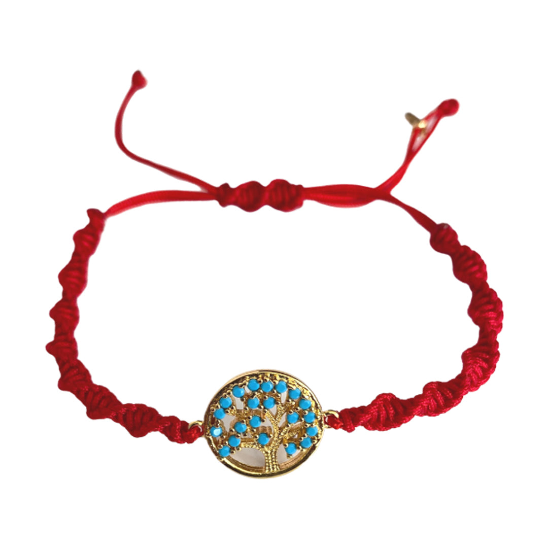 Tree of Life Blue Red String Protection Bracelet